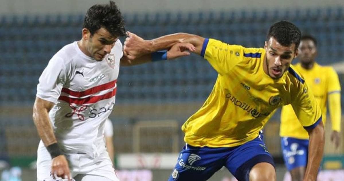 صورة من مباراة الزمالك والاسماعيلي