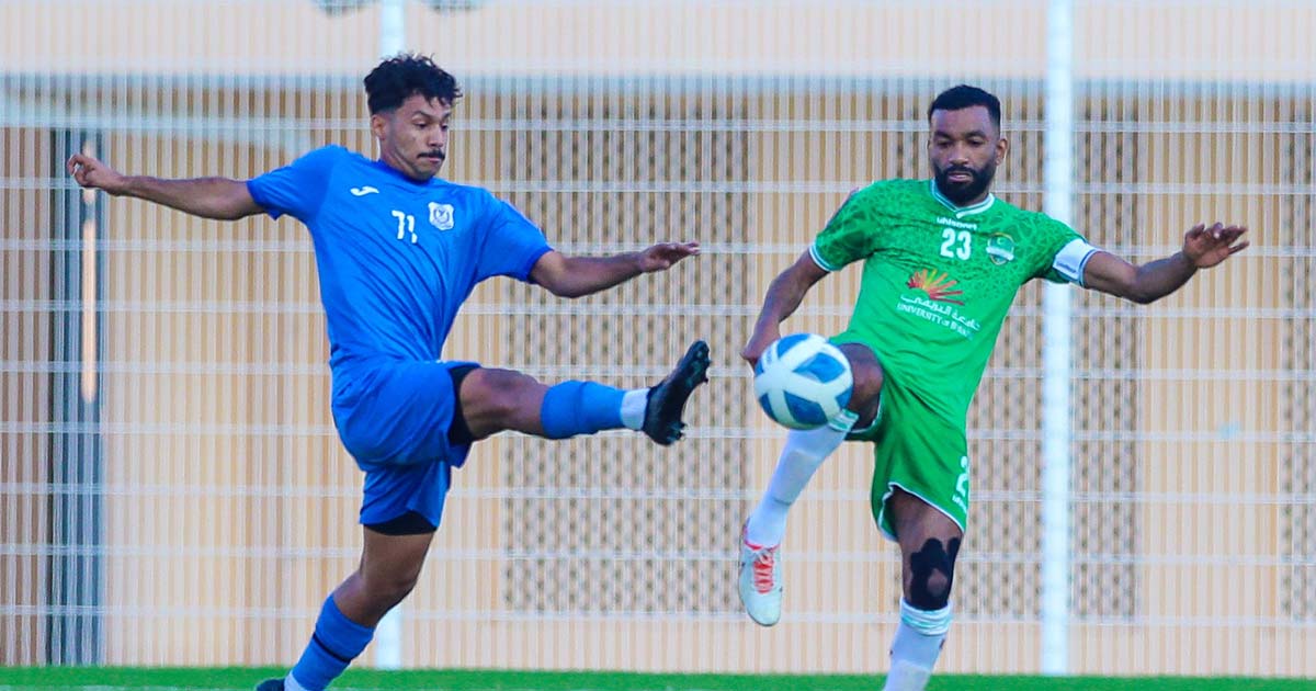 السبيعي يعود للنصر بتعادل ثمين أمام النهضة في ذهاب نصف نهائي كأس سلطان عمان