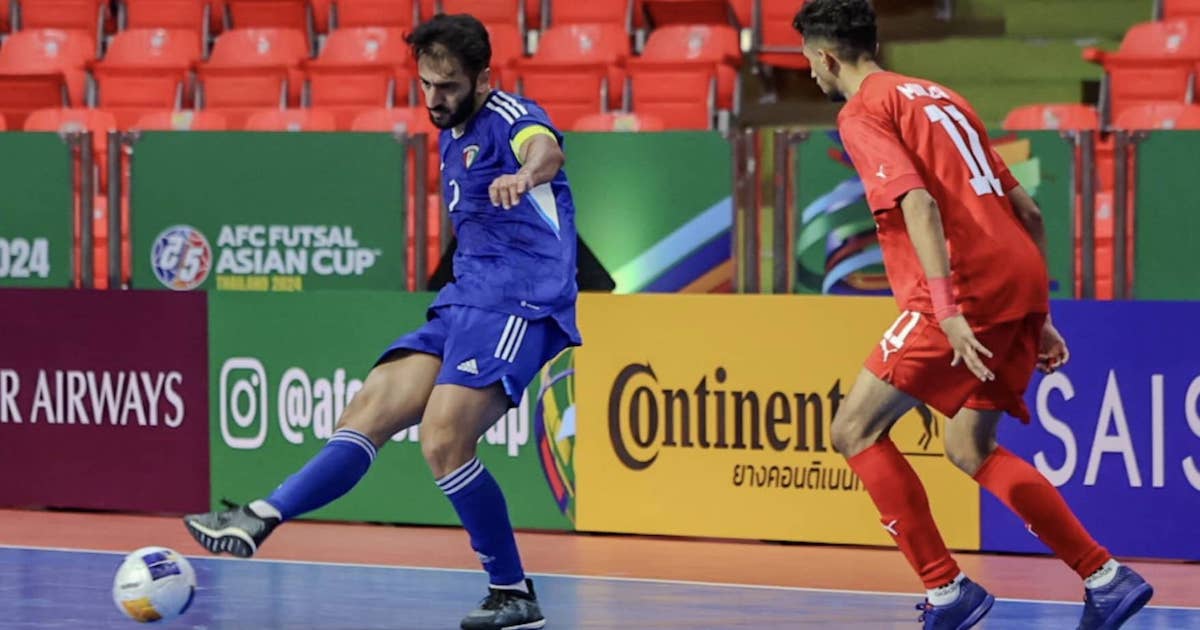 الكويت تشارك إيران الصدارة في كأس آسيا للصالات بعد الفوز على البحرين