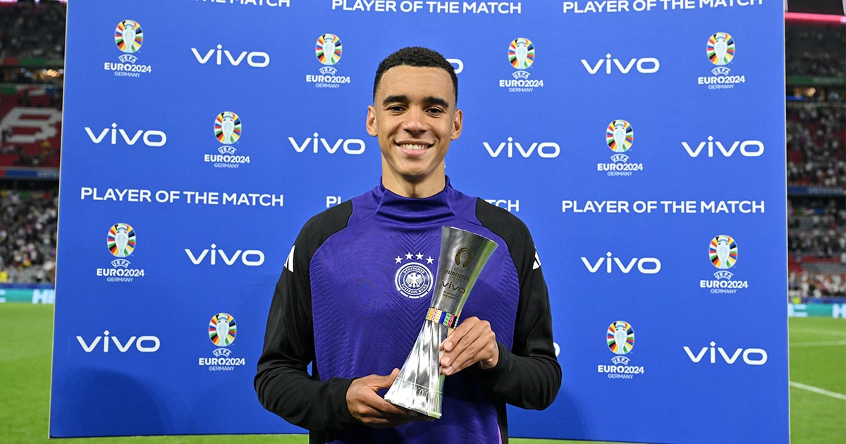 جمال موسيالا افضل لاعب في افتتاح يورو 2024 بين ألمانيا واسكتلندا
